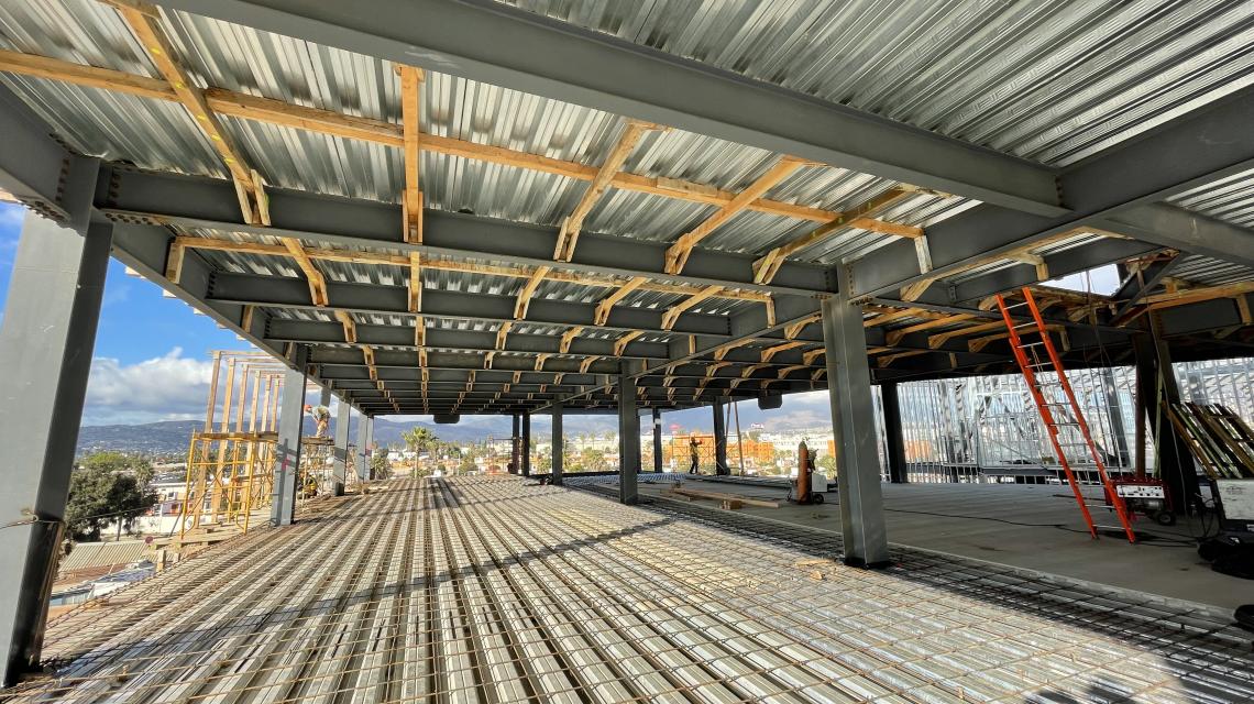 Construcción de proyecto industrial