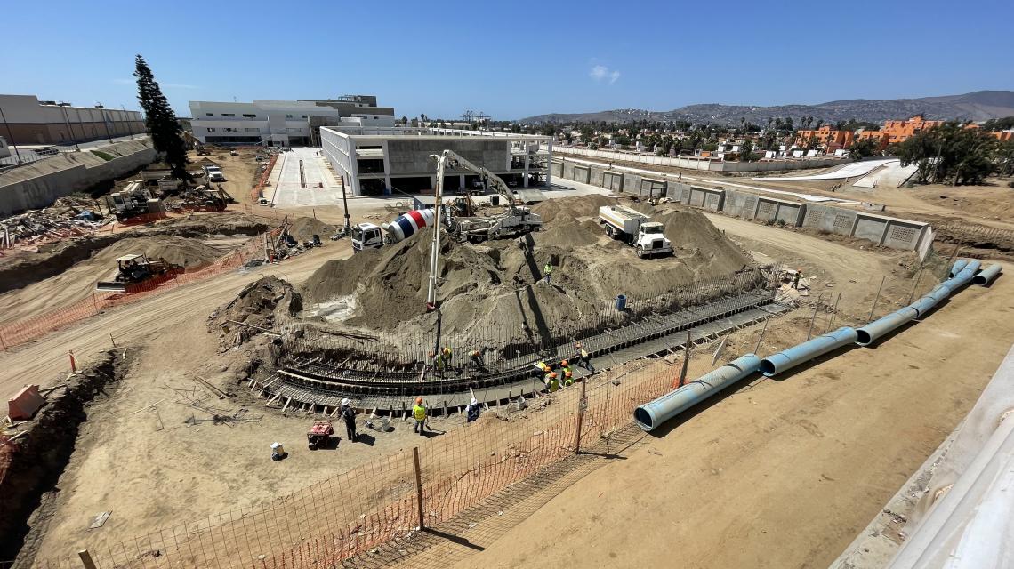 Construcción de proyecto industrial